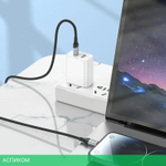 Кабель Hoco X102 Type-C Lightning 1м черный