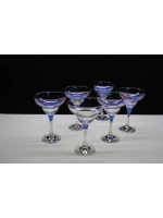 Бокалы для вина "Радужная коллекция" 6 шт