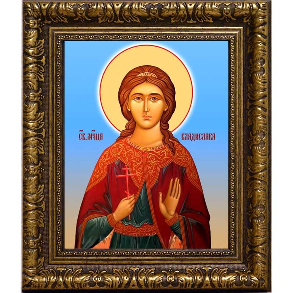 Святая Владислава. Икона на холсте.