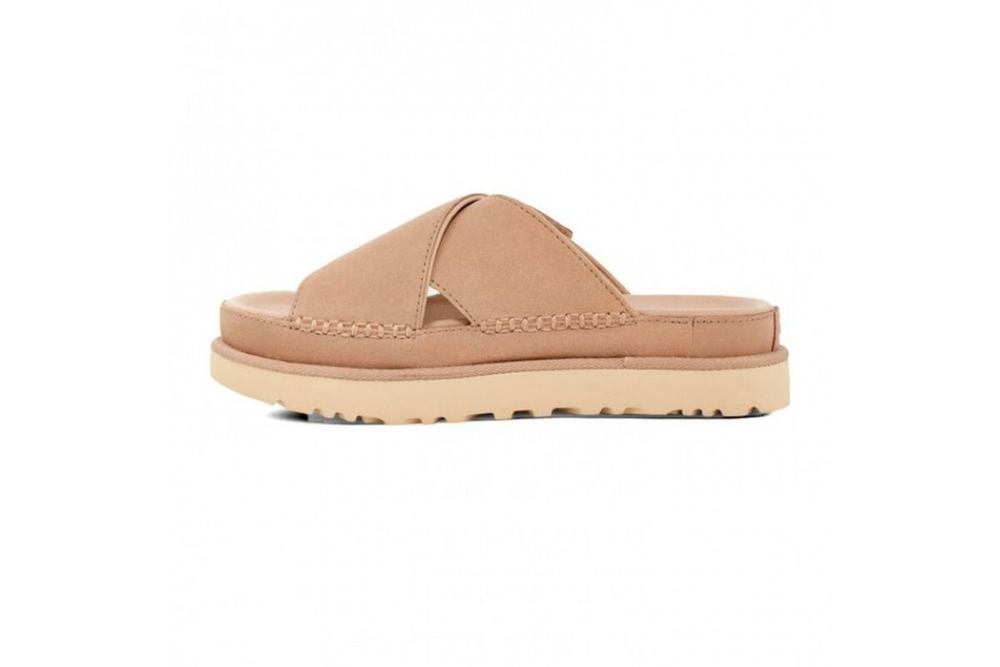 UGG Goldenstar Cross Slide - Driftwood