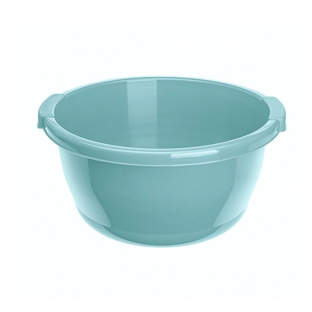 Таз круглый 6л (голубой)