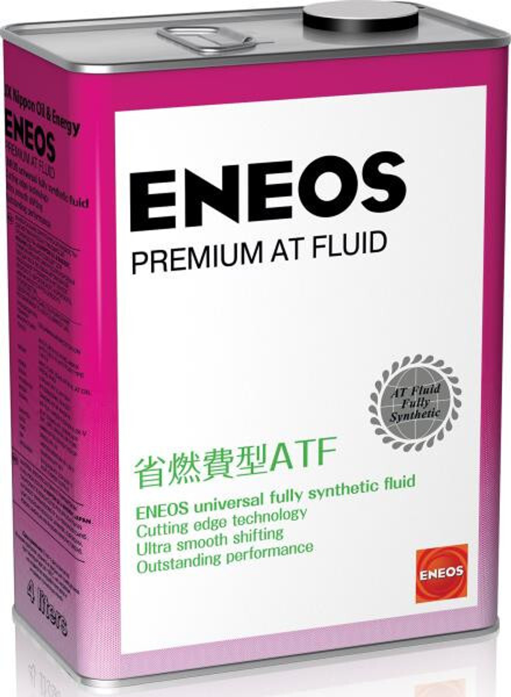 Жидкость для АКПП ENEOS Premium AT Fluid 4 л