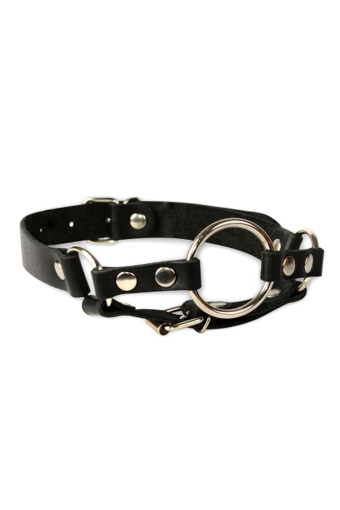 Кляп sitabella чёрный с металическим кольцом Кляп sitabella чёрный с металическим кольцом