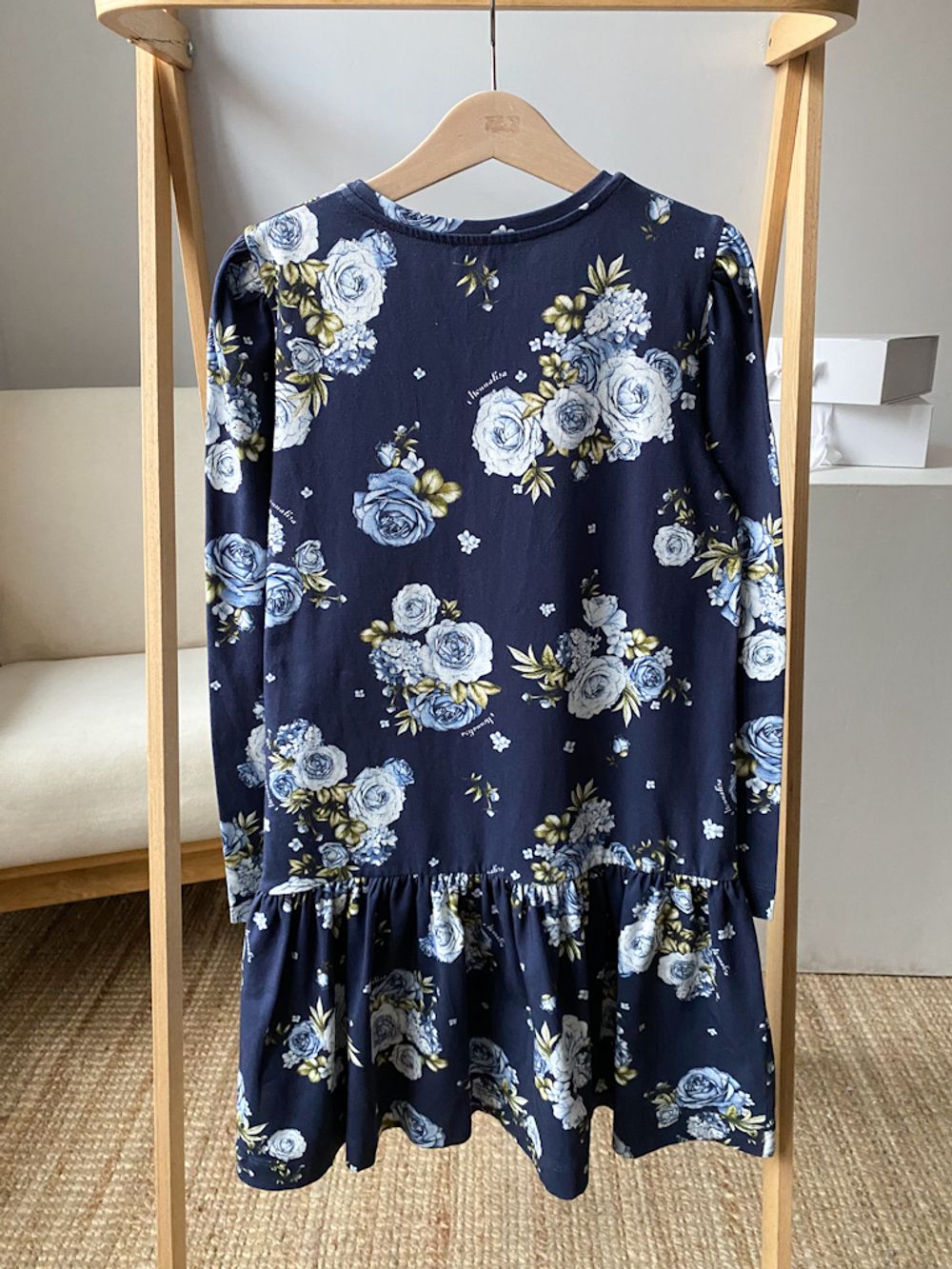 Новое хлопковое платье Monnalisa, 134