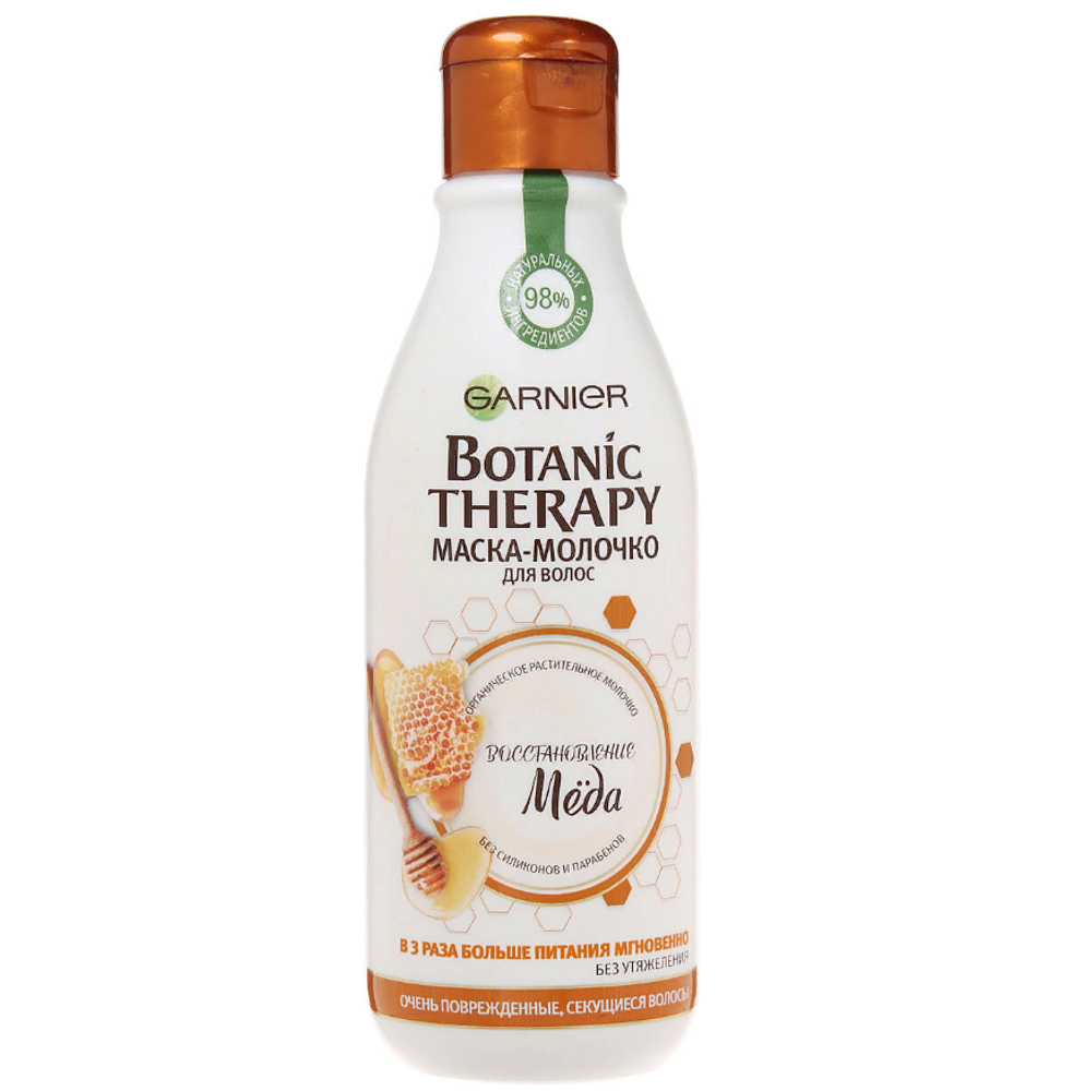 Garnier Botanic Therapy Маска-молочко для волос Восстановление меда, для всех типов волос, 250 мл