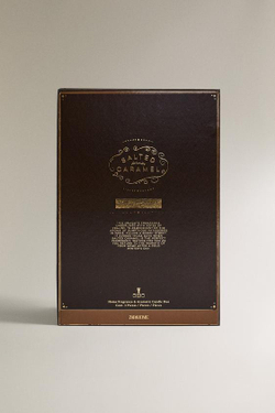 ZARA ПОДАРОЧНЫЙ НАБОР СВЕЧЕЙ С СОЛЕНОЙ КАРАМЕЛЬЮ (НАБОР ИЗ 3 ШТУК)