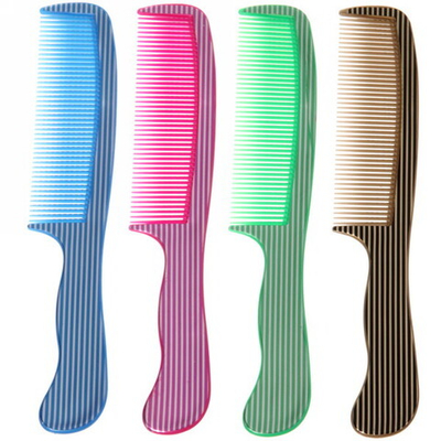 Расческа классическая с ручкой «Silkiness - Классика», микс цветов, 22*5см