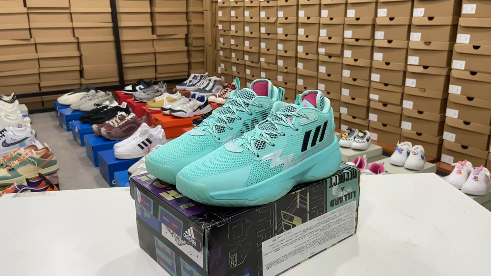 Adidas Dame 8 Dame Dalla Light Blue Pink