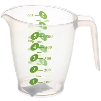 Ёмкость мерная 500мл цветная шкала