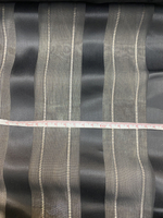 Ткань блузочная полупрозрачная черная (Италия)80% хлопок 20% шелк ш-115см цена за 1 м