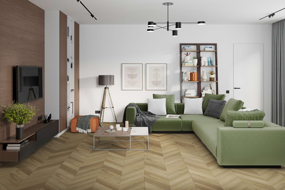 Кварц-винил SPC Damy Floor Chevron SPC 0,75мм 5,2 мм СЕН-ЖЕРМЕН 1.676 м2