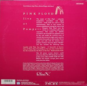 Pink Floyd / Live At Pompeii (Full Length Version)(LD)