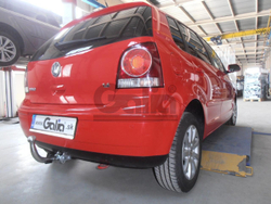 Оцинкованный фаркоп на Volkswagen Polo IV 2001-2009 (без электрики), Galia V042A