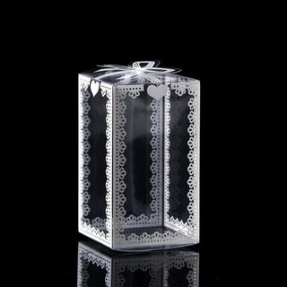 Коробка складная из ПВХ с орнаментом 12х7х7 см