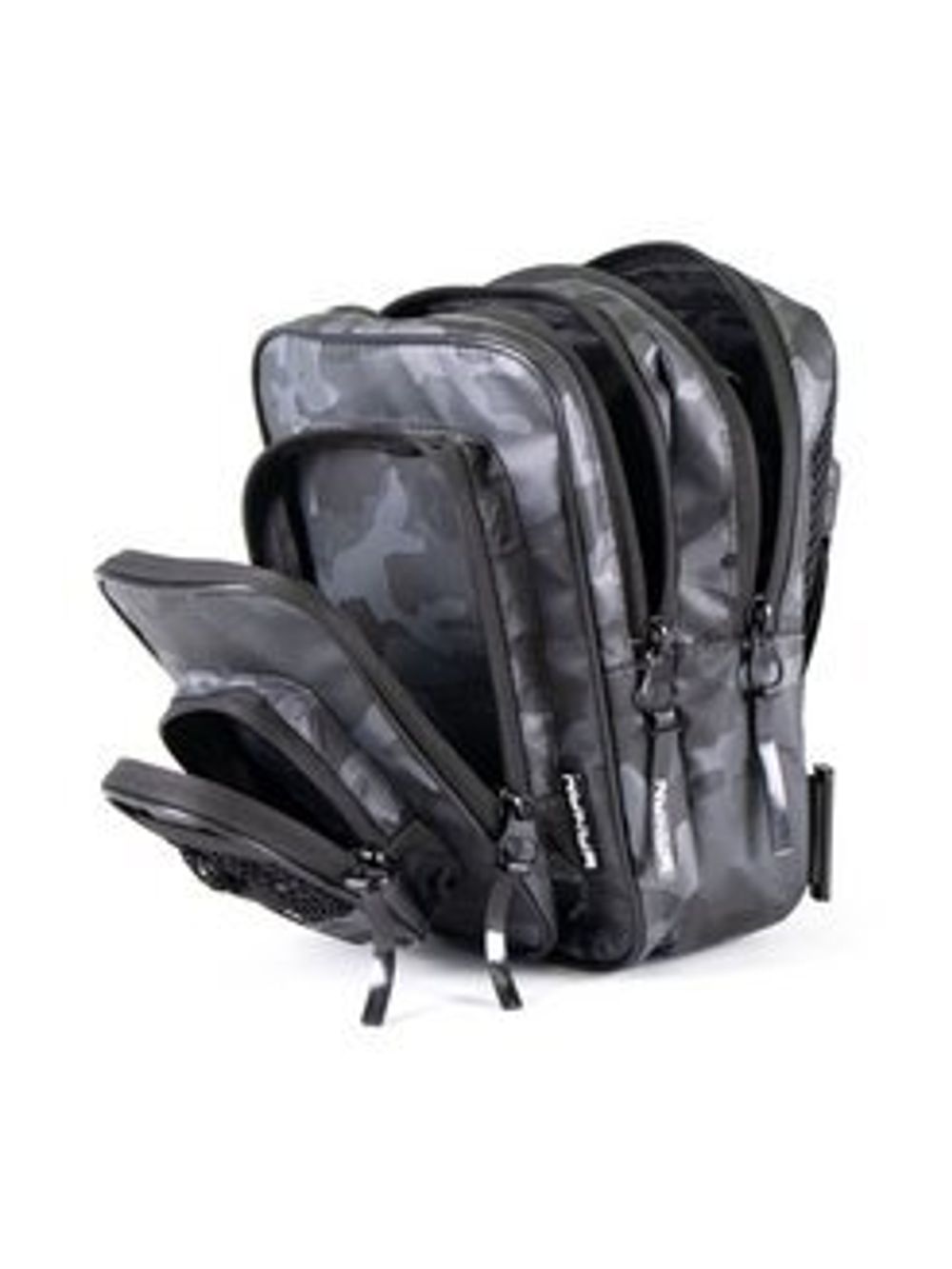 Сумка рыболовная "Yaman" Street Fishing MultiLock Pocket, 16х19х24 см, цв. серый камуфляж