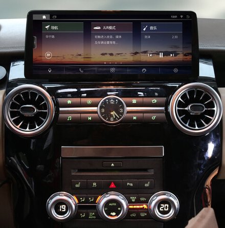 Магнитола для Land Rover Discovery 4 2012-2016 (BOSCH) - Carmedia NH-R1209H монитор 12.3" на Android 12, 4Гб+64Гб, CarPlay, 4G SIM-слот