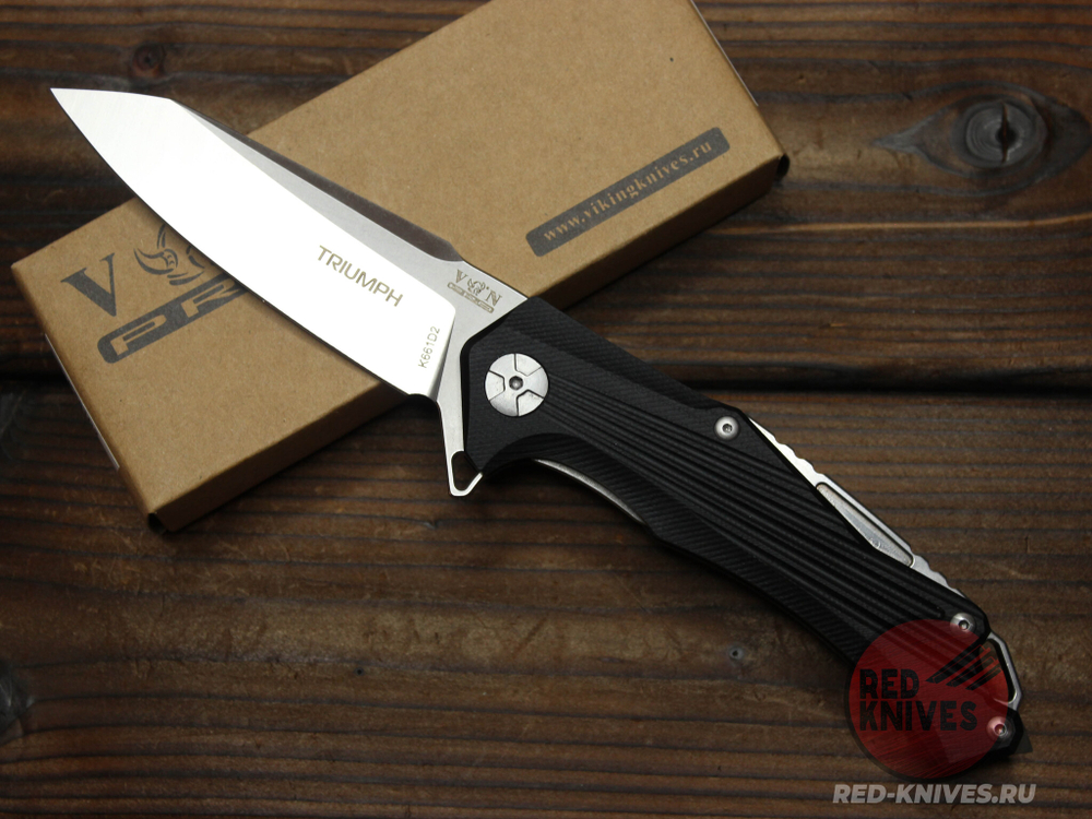 Складной нож VIKING NORDWAY K661D2 TRIUMPH c клинком из стали D2, рукоять G10