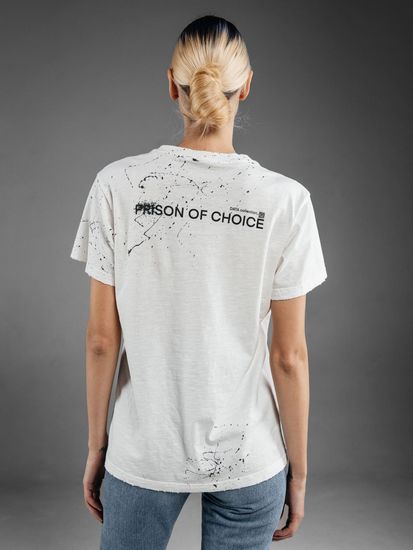 Serdyukov футболка Prison of choice одежда унисекс стиль принт качество