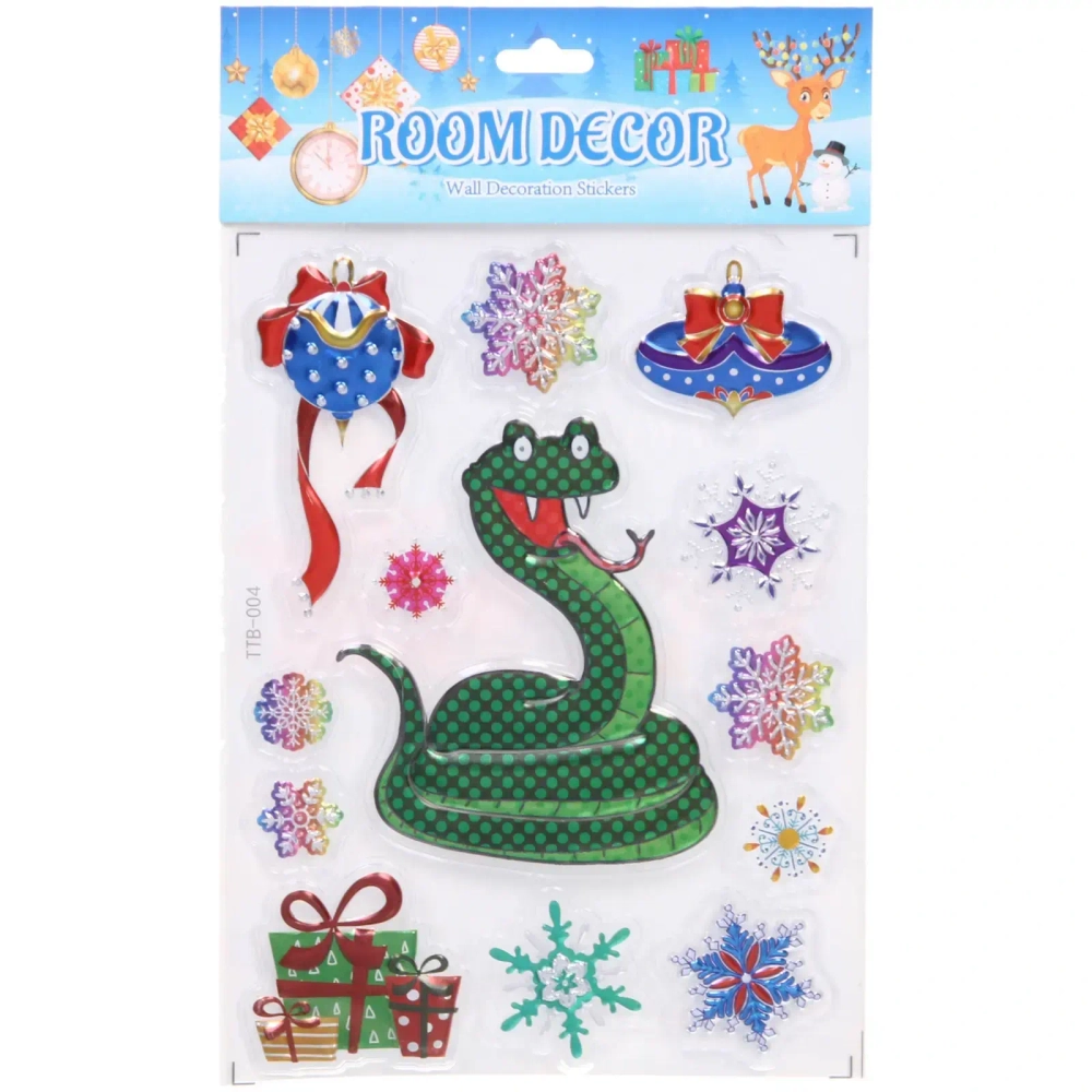 Набор наклеек «Змейки» 15*25 см, микс