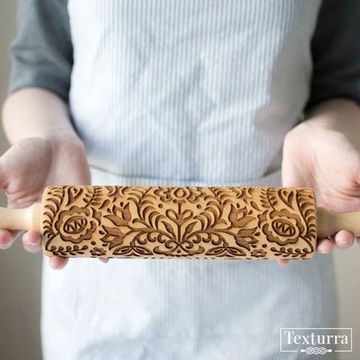 Скалка с узором Крымскотатарский орнамент