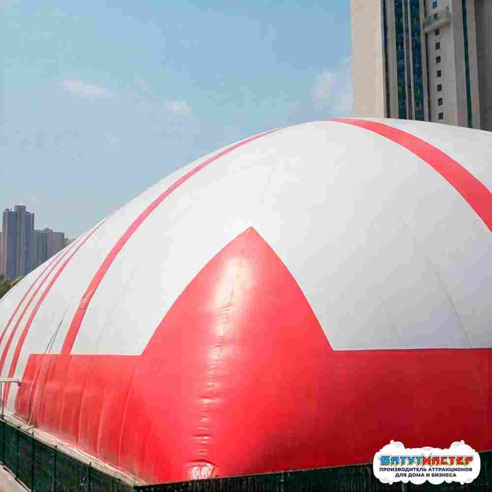 Крытый ледовый каток в надувном куполе «Север», 58×26×13 м