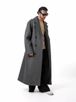 Пальто Dryg двубортное графит