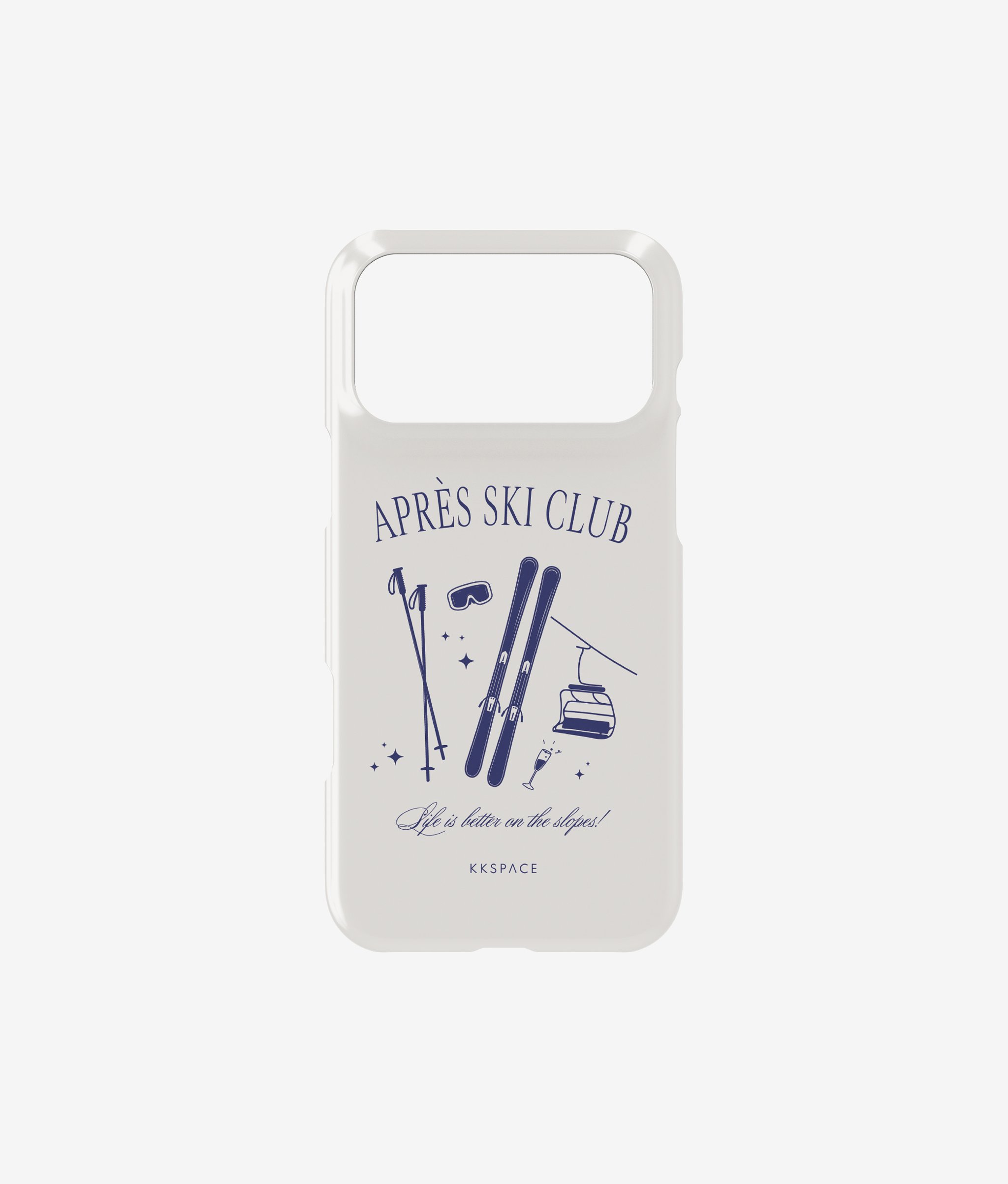 Чехол SKI CLUB (синий) для iPhone