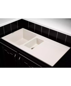 Кухонная мойка MODENA 1,5B2D WHITE ALABASTER