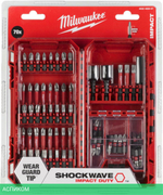 Набор бит Milwaukee Shockwave 70шт в пластиковом кейсе (4932492007)