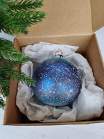 Шар стеклянный "Спас на крови",  ручная роспись