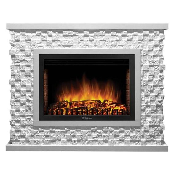 Портал Firelight Quadro 25 камень песчаник античный белый, белая эмаль купить в Москве и Московской области по низкой цене с доставкой по России — (1) Портал Firelight Quadro 25 камень песчаник античный белый, белая эмаль — (1)