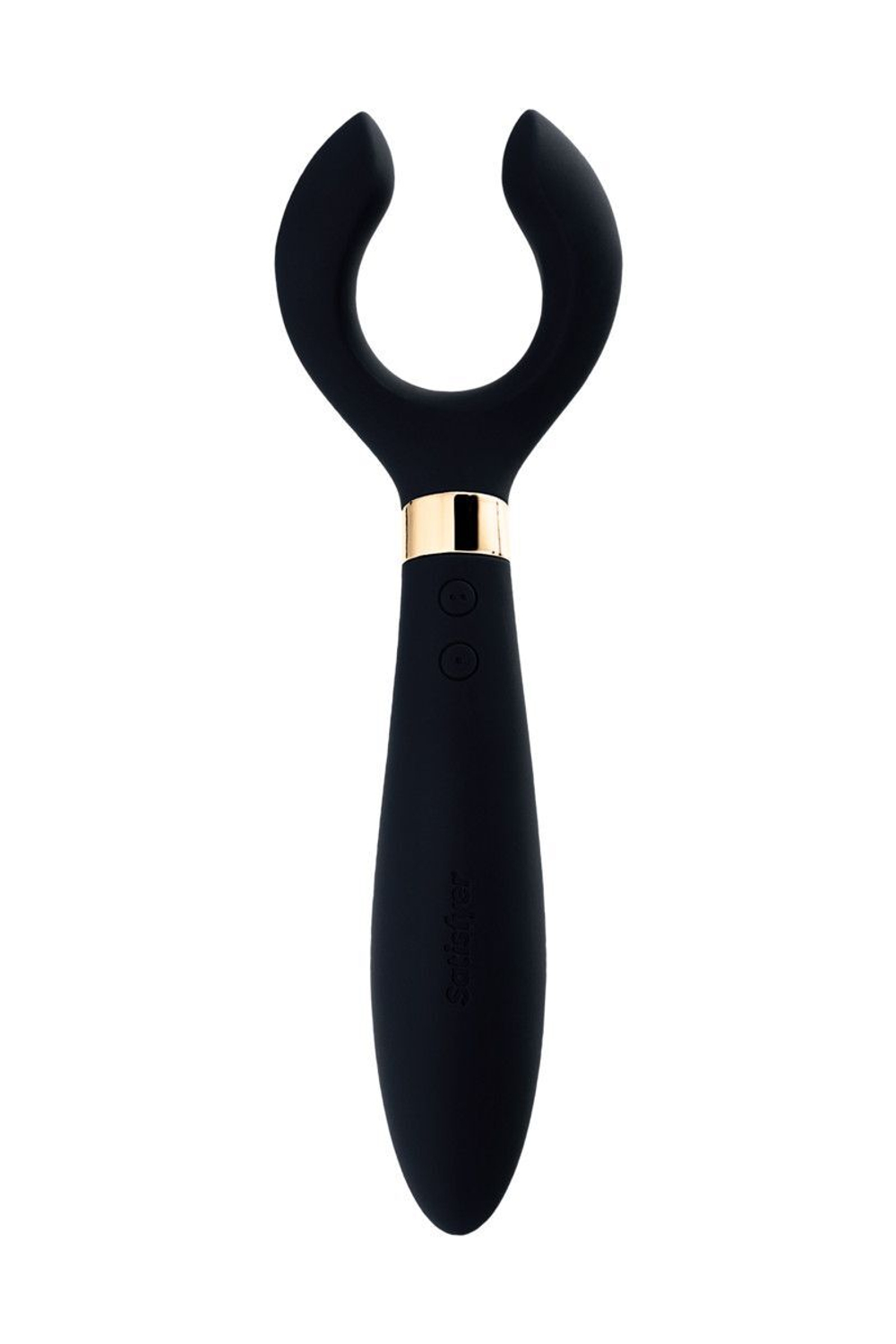 Чёрный вибромассажер для пар Satisfyer Endless Fun (Цвет: черный)