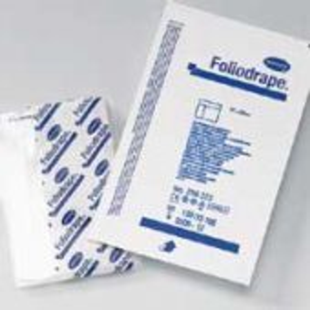 Foliodrape приемные карманы для трубок и кабелей ДВУХКАМЕРНЫЕ (cтерильные); 40 шт.