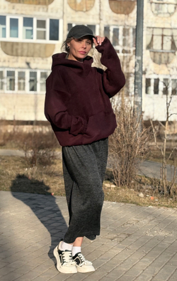 Юбка прямая / трикотаж