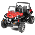 Детский электромобиль "Buggy - MalinaBay", с принтом паутинка