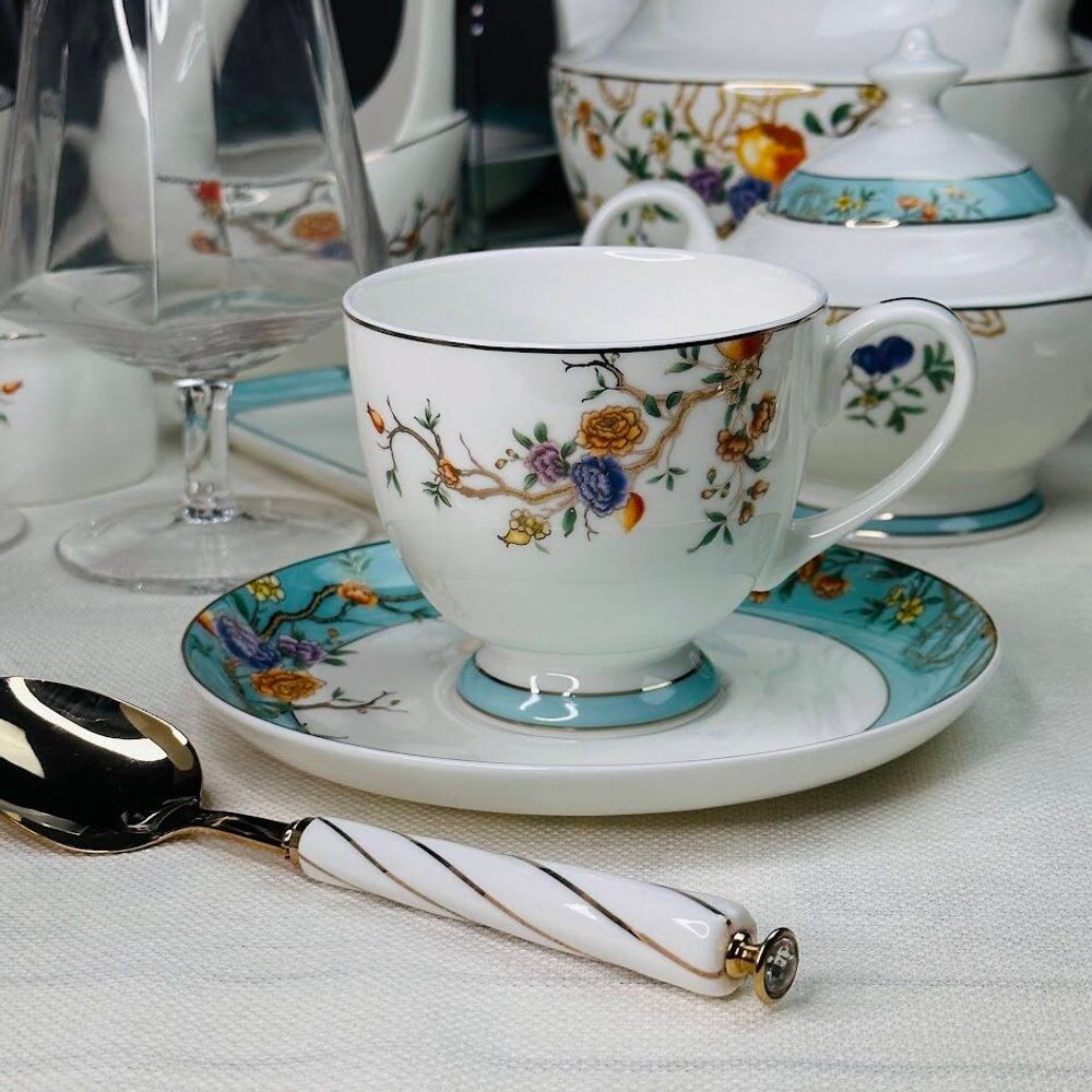 Lenardi 145-473 Чайный набор 12пр. HANOMI в под.уп.(х10)Костяной фарфор