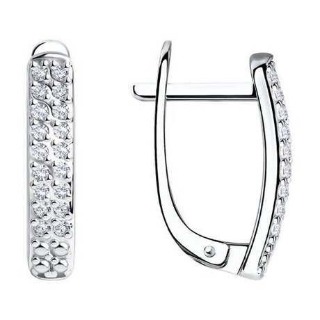 Серьги из золота с бриллиантами