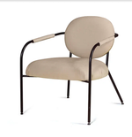 Лаунж кресло EGO, велюр бежевый