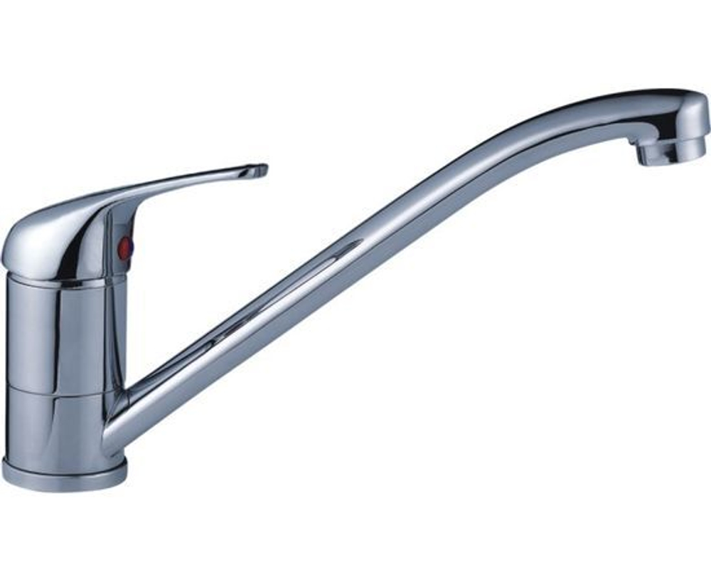 СоюзКран SK01-R112 (567-141), Смеситель для кухни, поворотный излив 25см, керамический картридж 35мм, хром