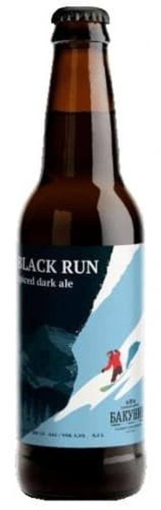Бакунин Black Run 0.5 л. - стекло(10 шт.)