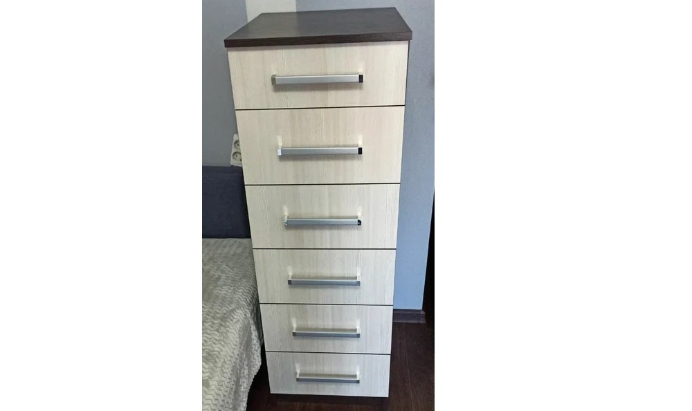 Комод высокий Фиеста, венге/лоредо