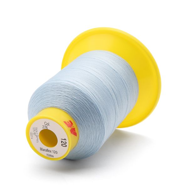 Нитка эластичная Gutermann Maraflex 120 (1500 метров), 1 кат. | 276 бледно-голубой