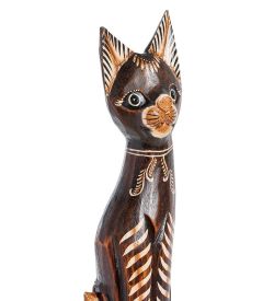 Decor and Gift 99-244 Статуэтка «Кошка» 40 см (албезия, о.Бали)