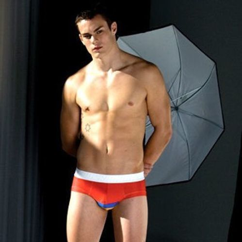 Мужские трусы брифы Aussiebum Spin Brief Red