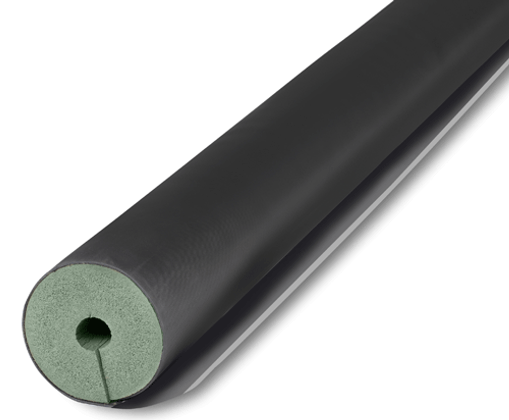 Трубка из вспененного каучука K-FLEX ST с покрытием IN CLAD black толщина 25 мм Тмакс=80°C черный
