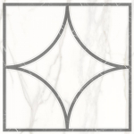 Декор Каррара Нова 7346-0002 45х45 геометрия 7346-0002