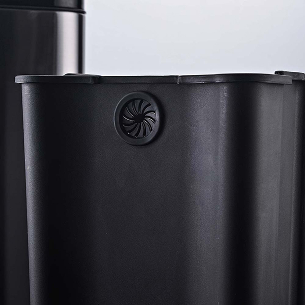 Ведро для мусора сенсорное, квадратное, внутр ведро, Foodatlas JAH-6310, 7 л (белый)