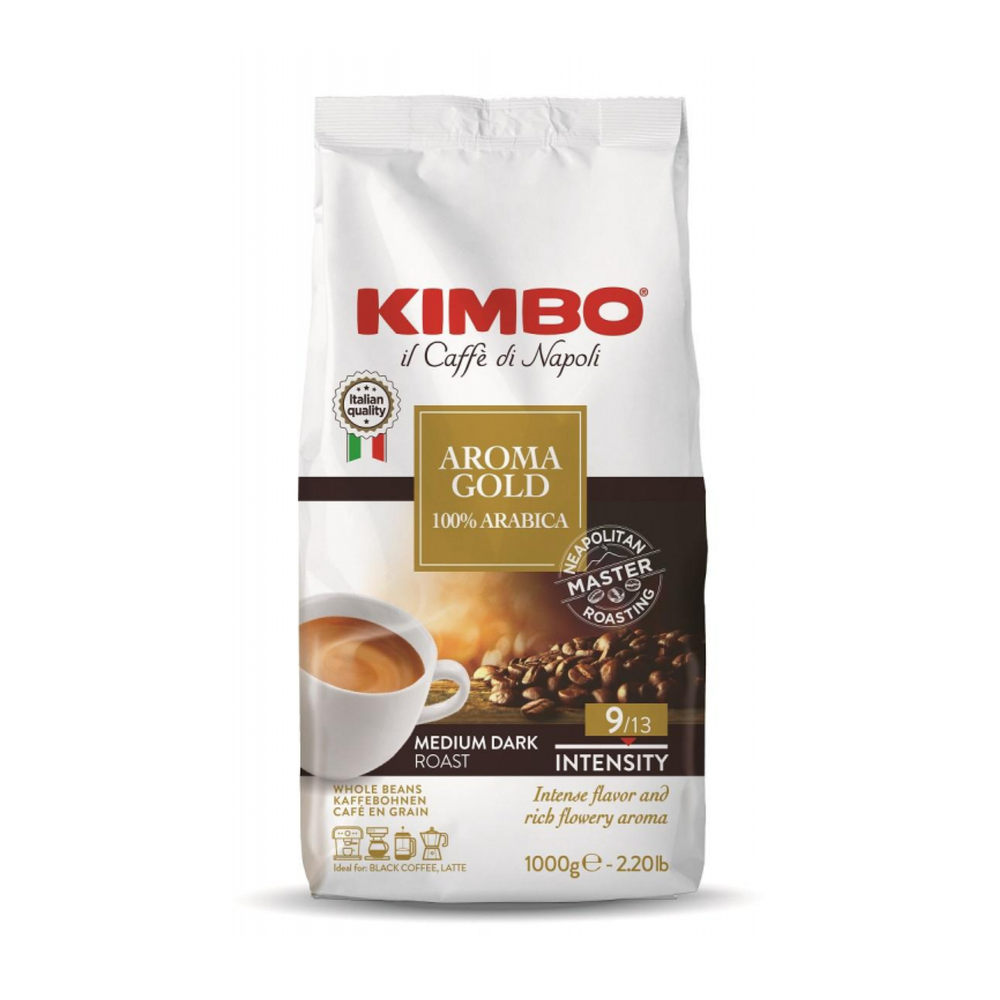 Кофе в зернах Kimbo Aroma Gold Arabica, 1000 г