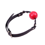 Кляп Red Ball Gag (Цвет: красный с черным)