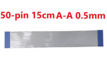 Шлейф FFC 50-pin Шаг 0.5mm Длина 15cm Прямой A-A AWM 20624 80C 60V VW-1
